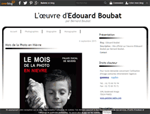 Tablet Screenshot of edouard-boubat.fr